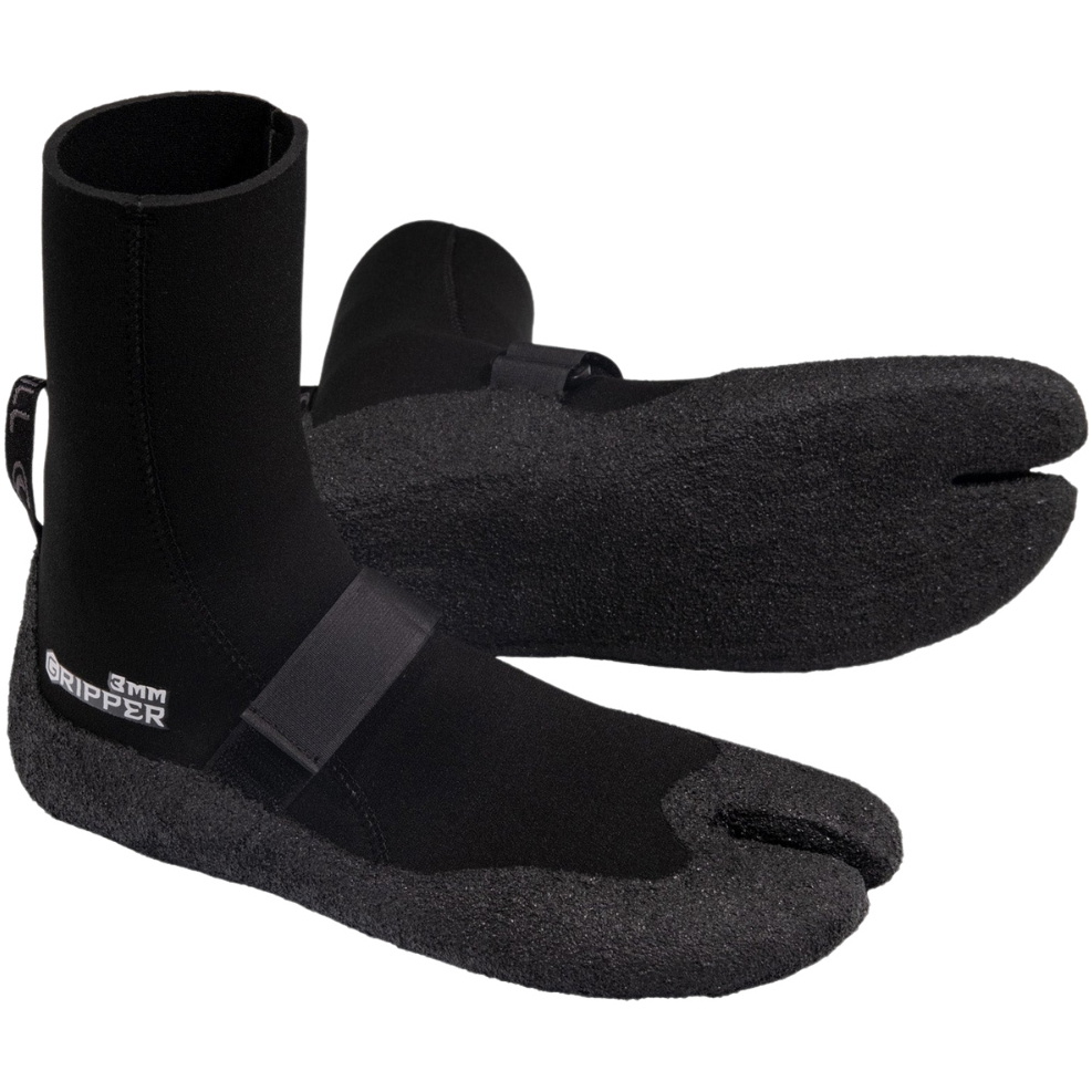 2026 O'Neill Gripper 3mm Split Toe Boot 5640 - Black